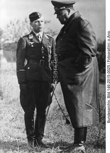 Hugo Sperrle mit Helmut Wick