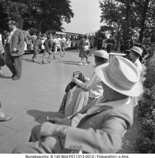 Stuttgart, Bundesgartenschau, Besucher