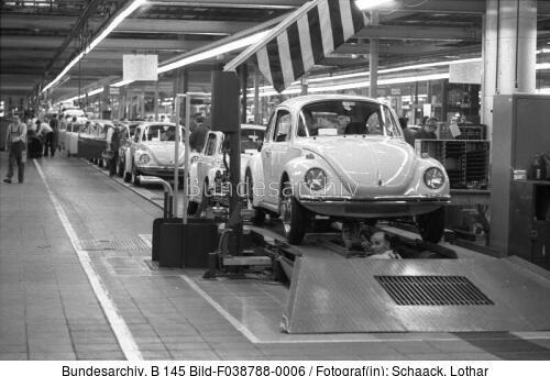 Wolfsburg, VW Autowerk, Käfer
