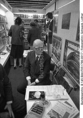 Frankfurt/Main, Buchmesse, Werner Höfer