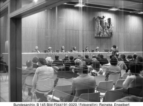 Bundesverfassungsgericht, Verhandlung I. Senat