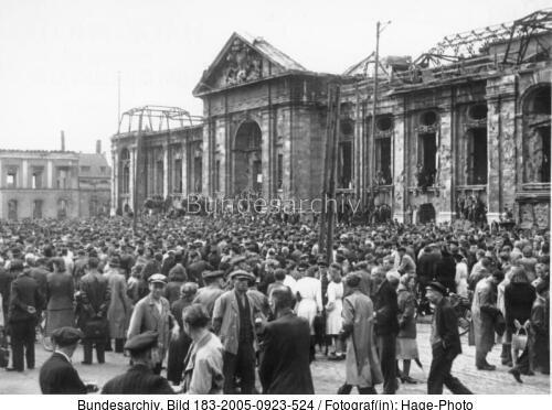 Darmstadt, Protestkundgebung der Gewerkschaften