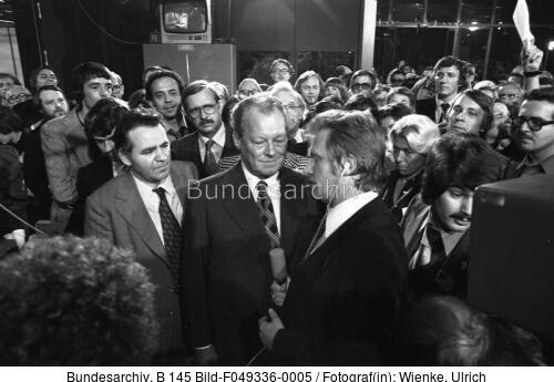 Bonn, Bundestagswahl, Fernsehinterview Brandt