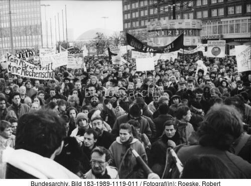Berlin, Demonstration für Grundrechte