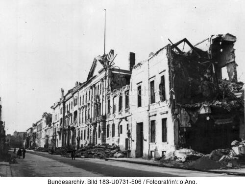 Berlin, Wilhelmstraße, Zerstörungen