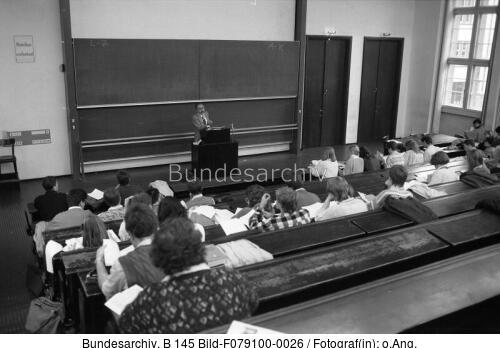 Heidelberg, Hörsaal in der Universität