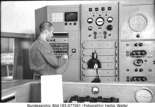 Landessender Schwerin, Schaltraum