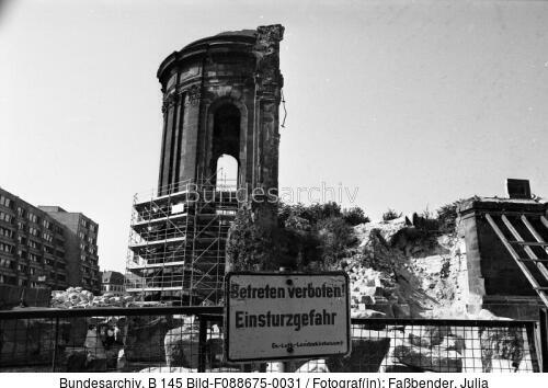 Dresden, Ruine der Frauenkirche