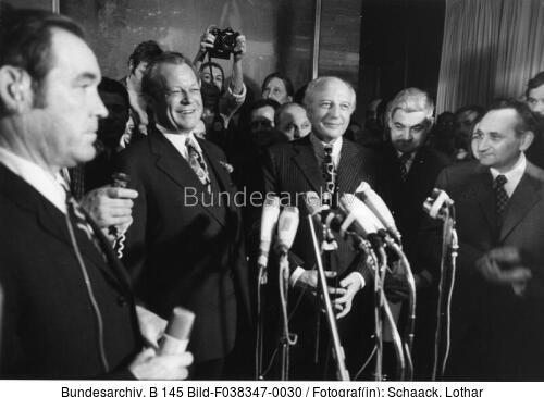 Bonn, Willy Brandt, Walter Scheel nach Wahlsieg
