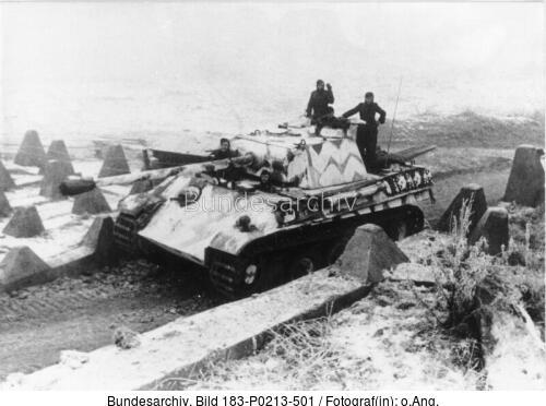 Westwall, Panzer V (Panther), Panzersperren