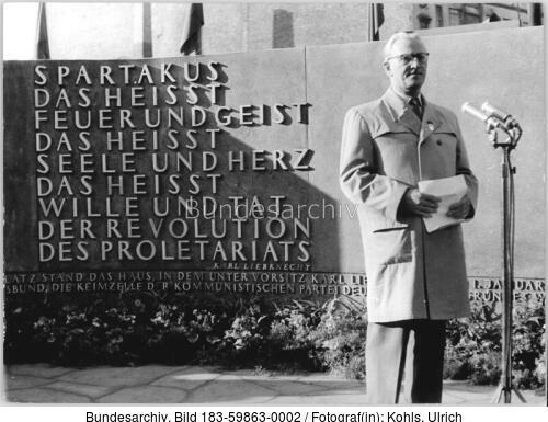 Berlin, Denkmal Spartakus
