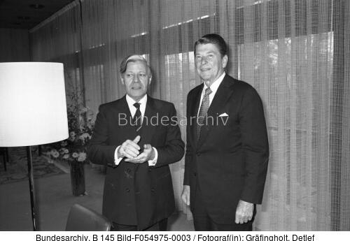Bonn, Helmut Schmidt, Ronald Reagan