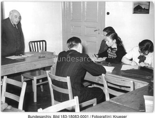 Victor Klemperer bei Vortrag, Humboldt-Uni