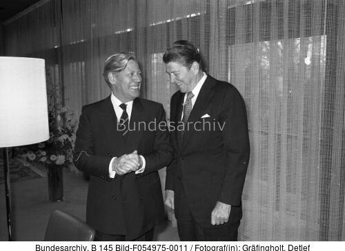 Bonn, Helmut Schmidt, Ronald Reagan