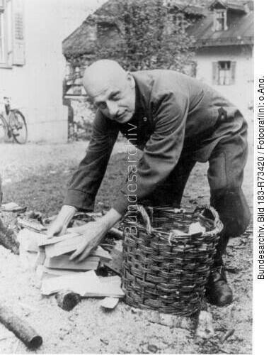 Hohenschwangau, von Leeb beim Holzhacken