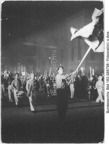 Berlin, DDR-Gründung, Massenkundgebung