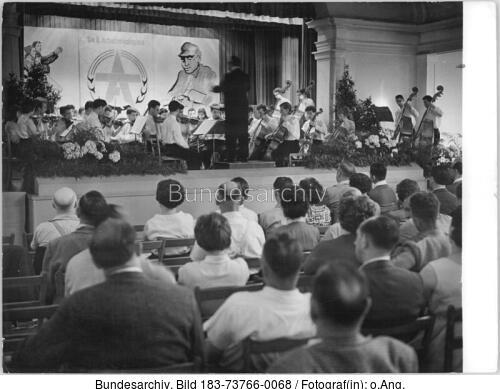 Zwickau, II. FDGB-Arbeiterfestspiele, Konzert