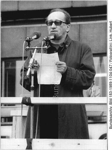 Berlin, Demonstration, Heiner Müller