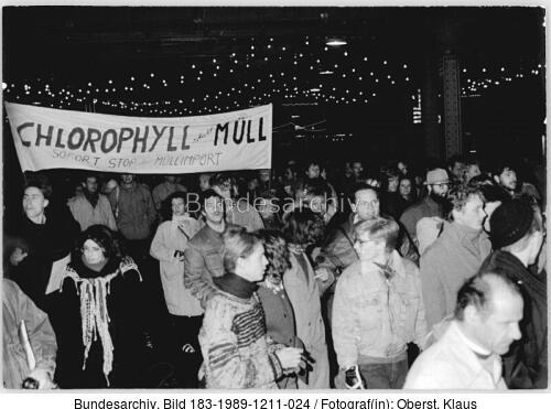 Berlin, Montagsdemonstration, Umweltschutz