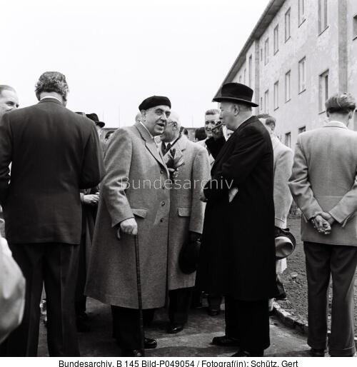 Berlin, Flüchtlingslager Marienfelde, Theodor Heuss, Ernst Reuter