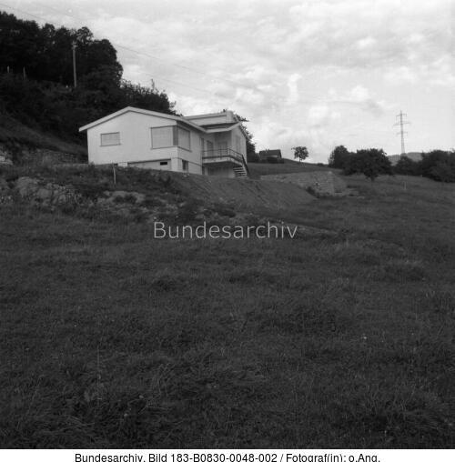 Schweiz, Villa von Hans Globke