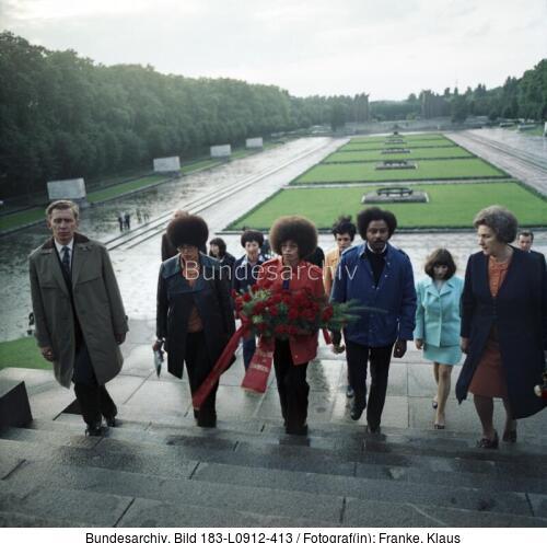 Berlin-Treptow, Besuch Angela Davis