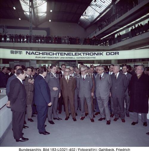 Leipzig, Frühjahrsmesse, Erich Honecker