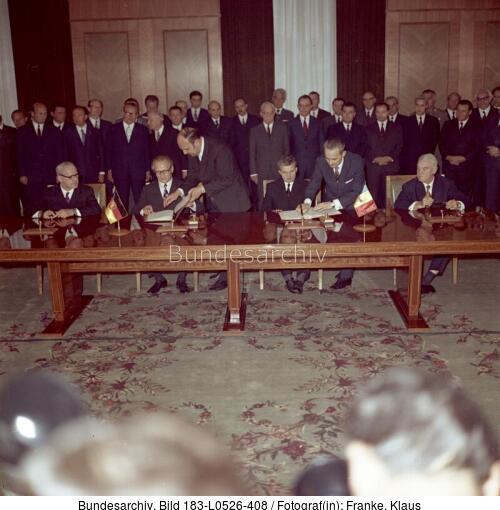 Bukarest, Freundschaftsvertrag DDR - Rumänien