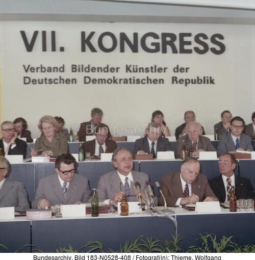 Karl-Marx-Stadt, Künstlerkongress, Präsidium