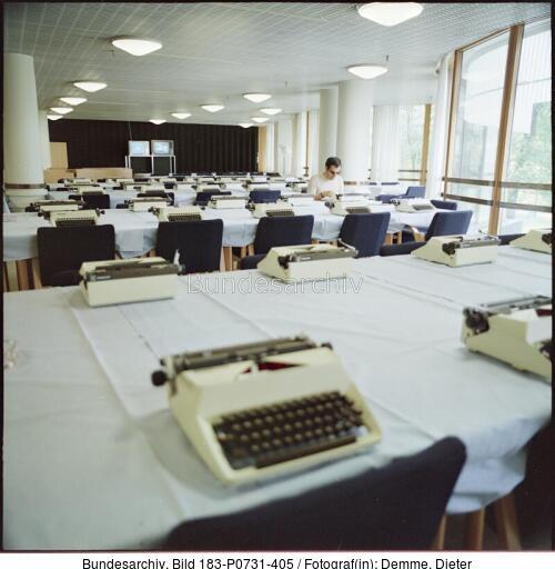 Helsinki, KSZE, Finlandia-Halle, Pressezentrum