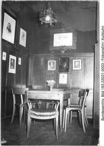 Leipzig, Gasthaus "Zum Kaffeebaum", Schuhmann-Ecke