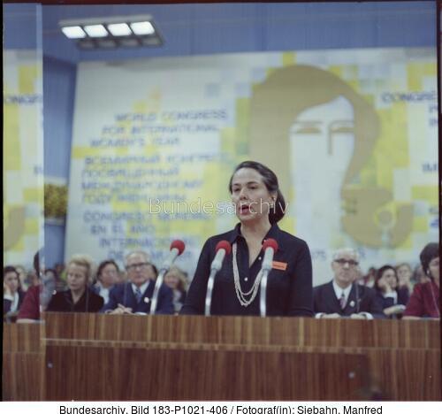 Berlin, Weltfrauenkongress, Vilma Espin