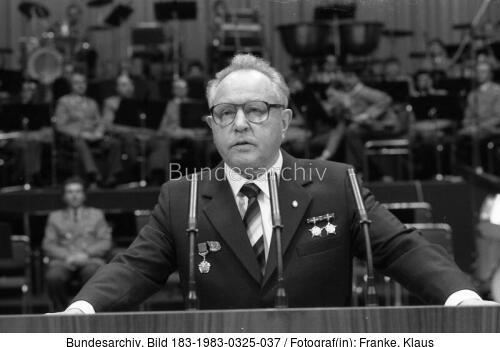Festveranstaltung SV Dynamo, Erich Mielke