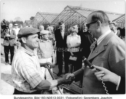 Lehnin, Gerhard Grüneberg in der LPG