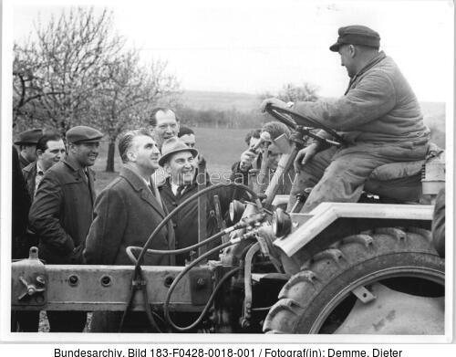 LPG Berlstedt, Besuch durch Georg Ewald