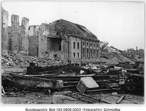 Berlin, Reichskanzlei, Ruine