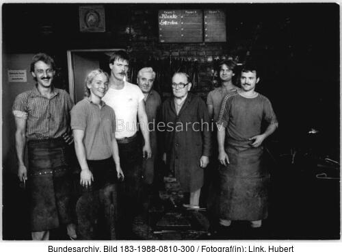 Berlin, Ausbildung von Hufschmieden