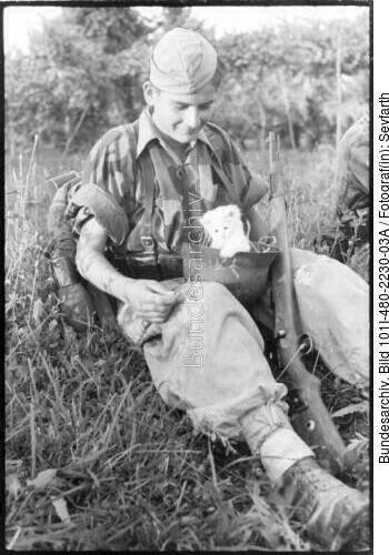 Italien, Fallschirmjäger, Marschpause