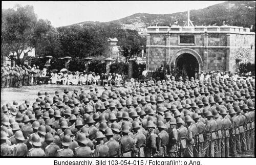 Tsingtau, Feldgottesdienst