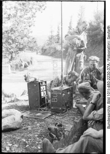 Italien, Fallschirmjäger, Marschpause