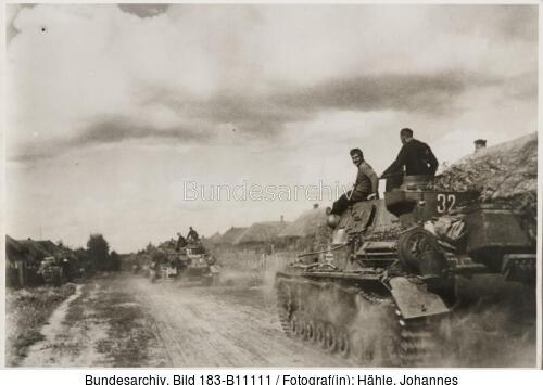 Ukraine, deutsche Panzer, Vormarsch