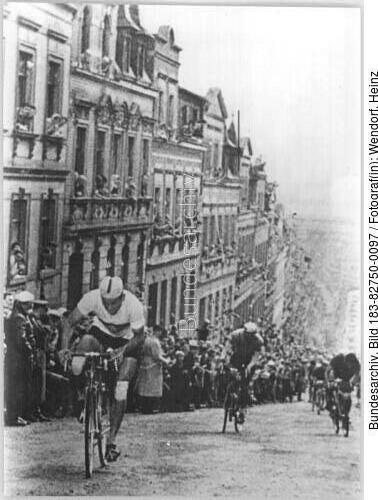 Friedensfahrt, Chemnitz, Stadtdurchfahrt