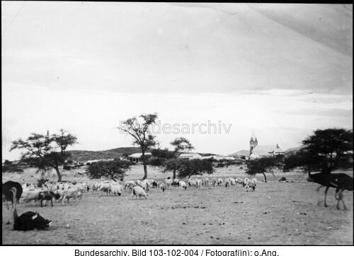 Deutsch-Südwestafrika, Karibib, Farm