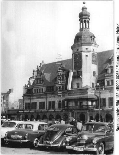 Leipzig, "Altes Rathaus", Parkplatz