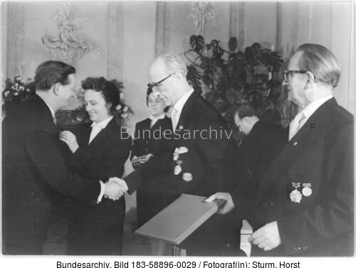 Berlin, Nationalpreis an Klaus Wittkugel