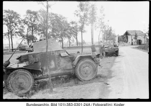 Belgien, französische Panzer Panhard 178
