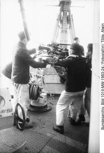 Kreuzer "Admiral Hipper", Dienst an Bord, Flak