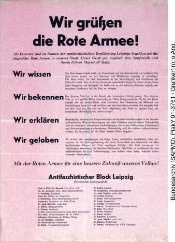 Leipzig, Rote Armee