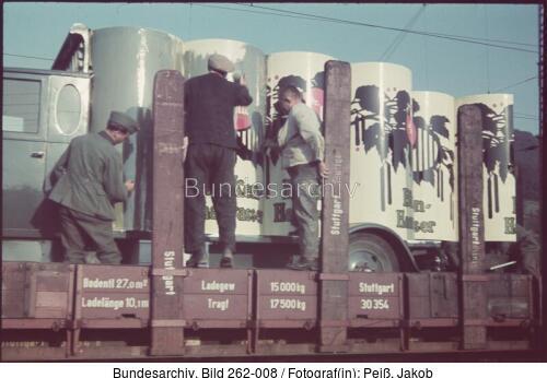 Nürnberg, Streichen eines LKW