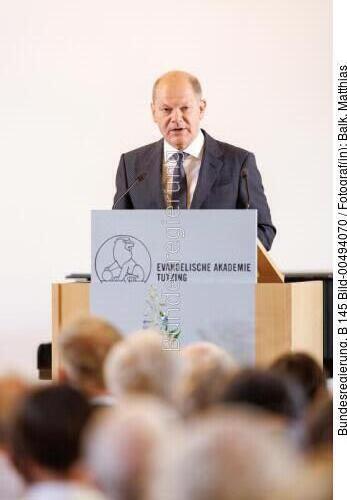 Bundeskanzler Olaf Scholz: Tagung des Politischen Clubs der Evangelischen Akademie Tutzing 2022